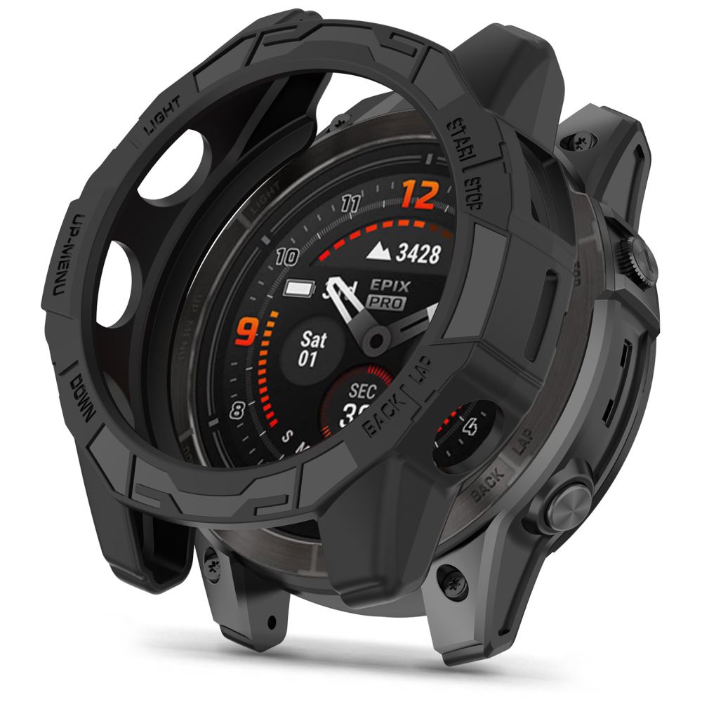 Tech-Protect Defense Air apvalks Garmin Fenix 7X / 7X Pro - melns