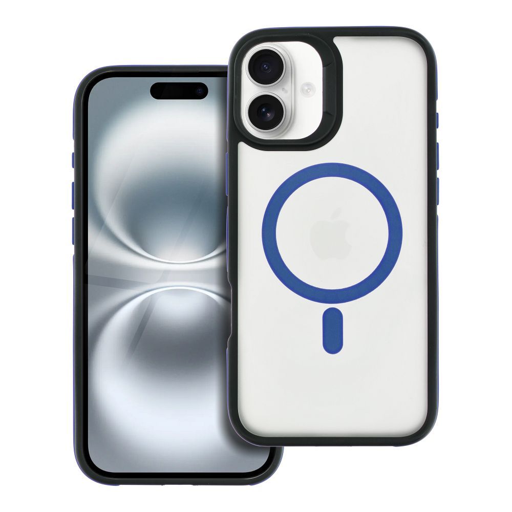 NEO viedtālruņa apvalks iPhone 16 Plus saderīgs ar MagSafe zils