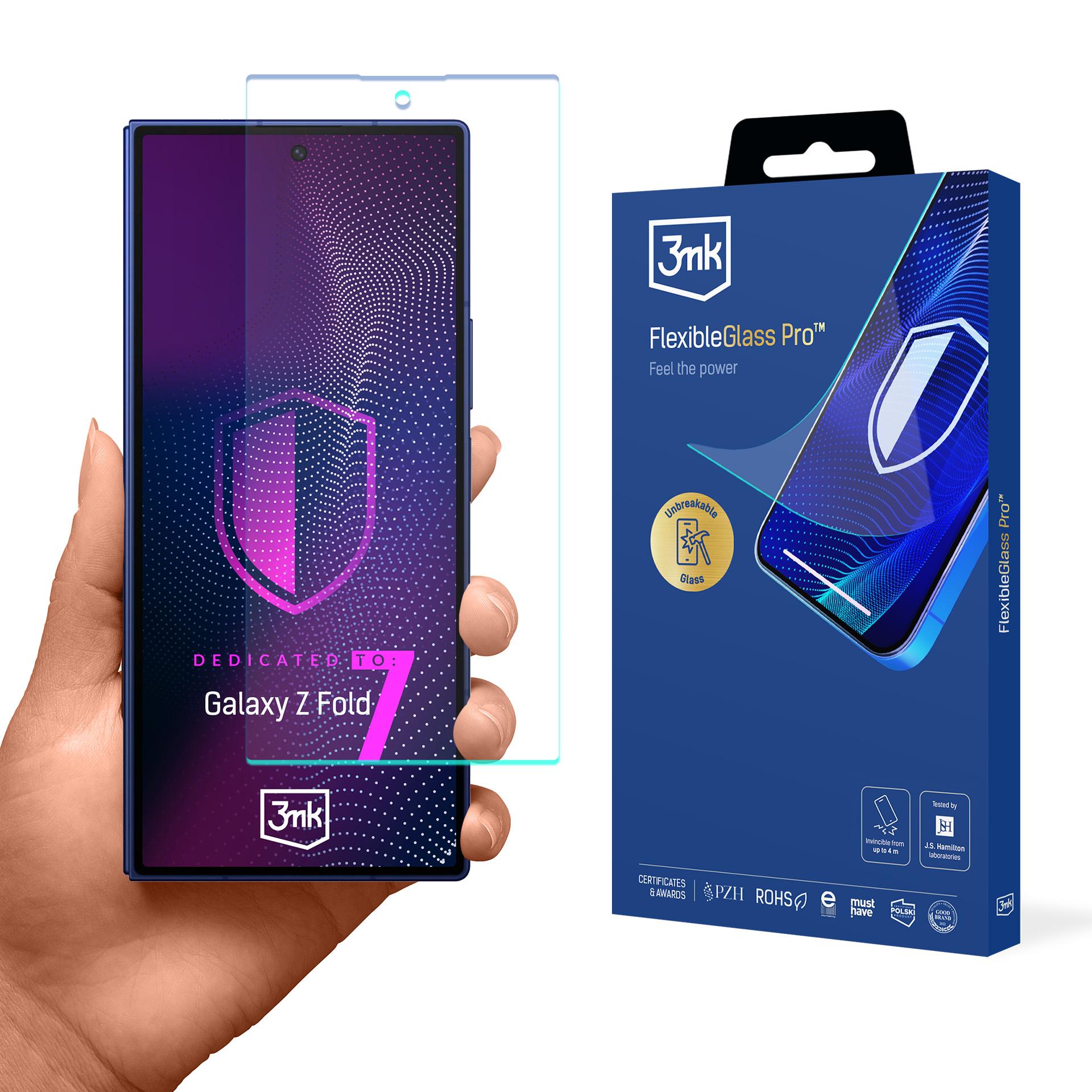 3mk FlexibleGlass Pro hibrīda stikls Samsung Galaxy Z Fold 7
