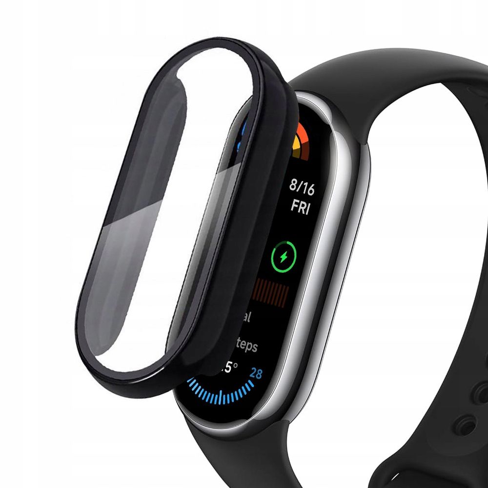 Tech-Protect Defense viedtālruņa apvalks Xiaomi Smart Band 10 / 10 NFC - melns