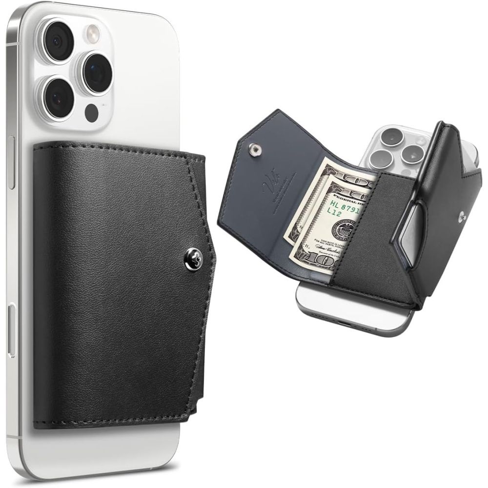 Viedtālruņa apvalks Spigen Valentinus Pro Magnētiskais apvalks - melns