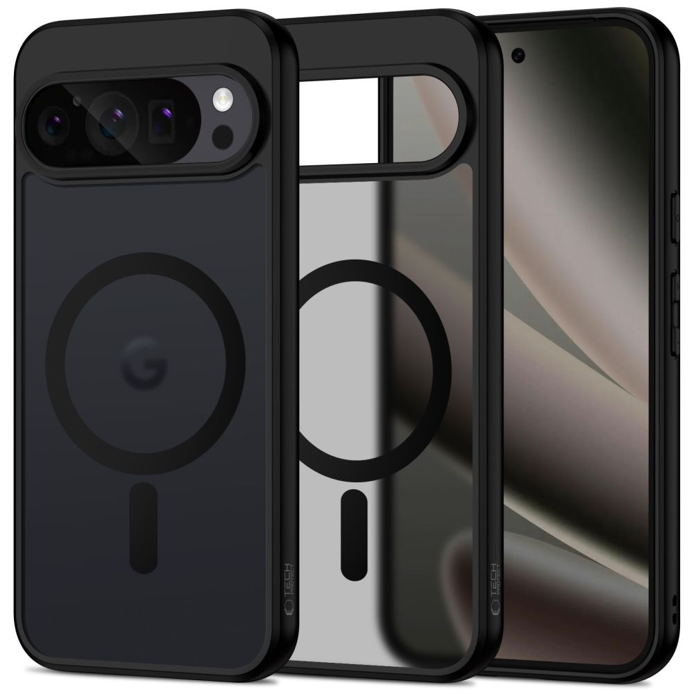 Tech-Protect MagMat MagSafe viedtālruņa apvalks Google Pixel 10 Pro XL - matēts melns