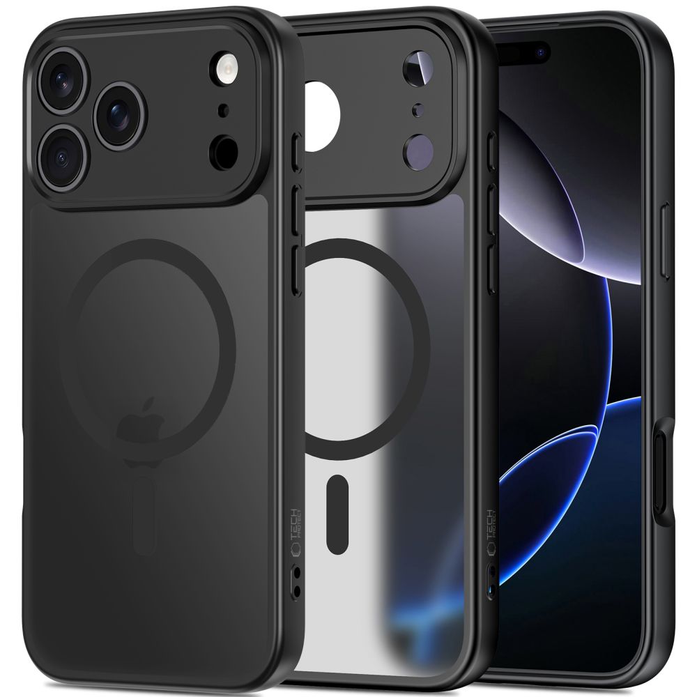 Tech-Protect BasicMag Magnētiskais viedtālruņa apvalks iPhone 17 Pro Max - Matēts melns