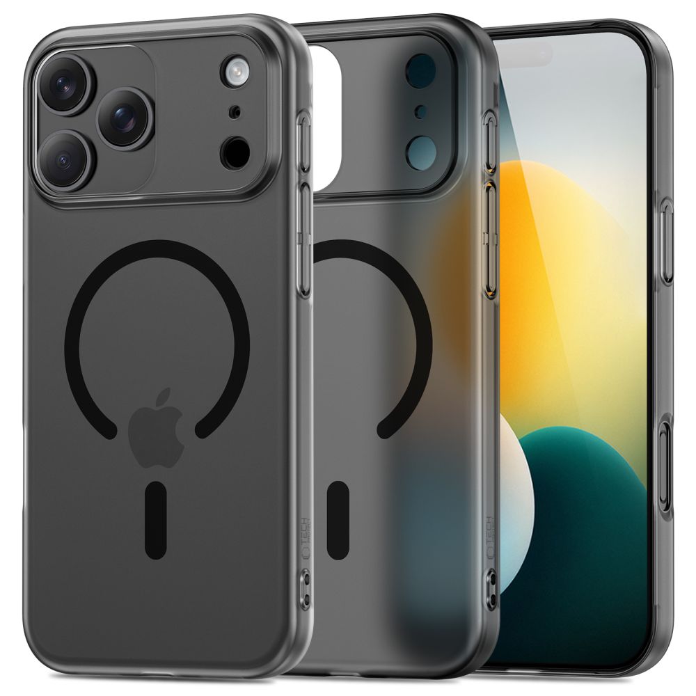 Tech-Protect MagSlim Magnētiskais viedtālruņa apvalks iPhone 17 Pro - matēts melns