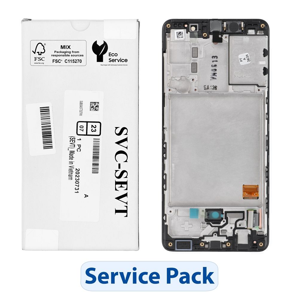 ServicePack LCD ekrāns SAMSUNG A41 A415F GH82-23019A