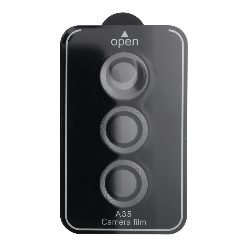 Kameras aizsargs 9H, paredzēts SAMSUNG A35, melns