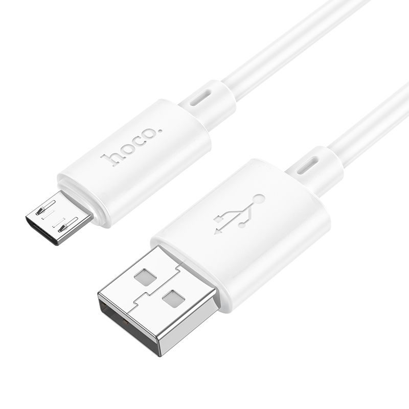 Kabelis USB A uz Micro USB Hoco 2,4A 2 m X88 balts