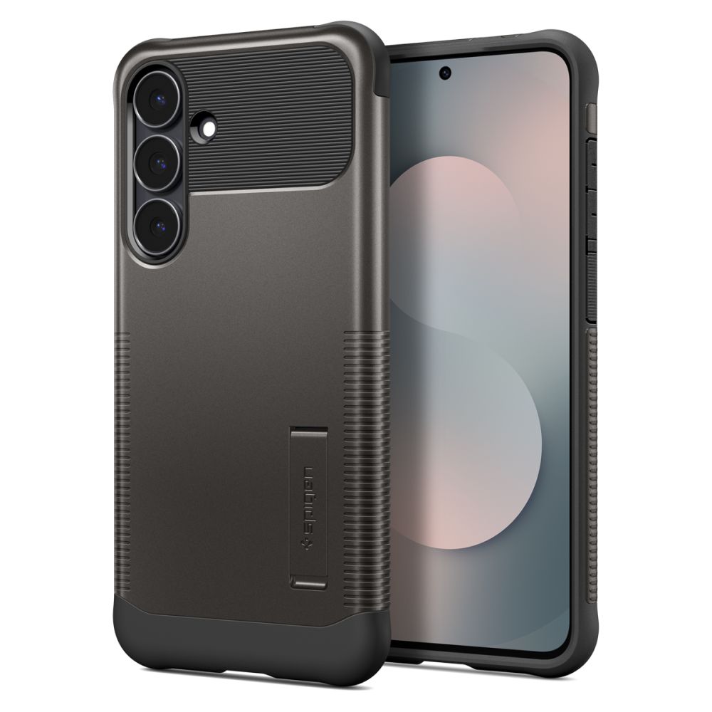 Spigen Slim Armor Magnētiskais MagSafe apvalks Samsung Galaxy S25 FE - pelēks