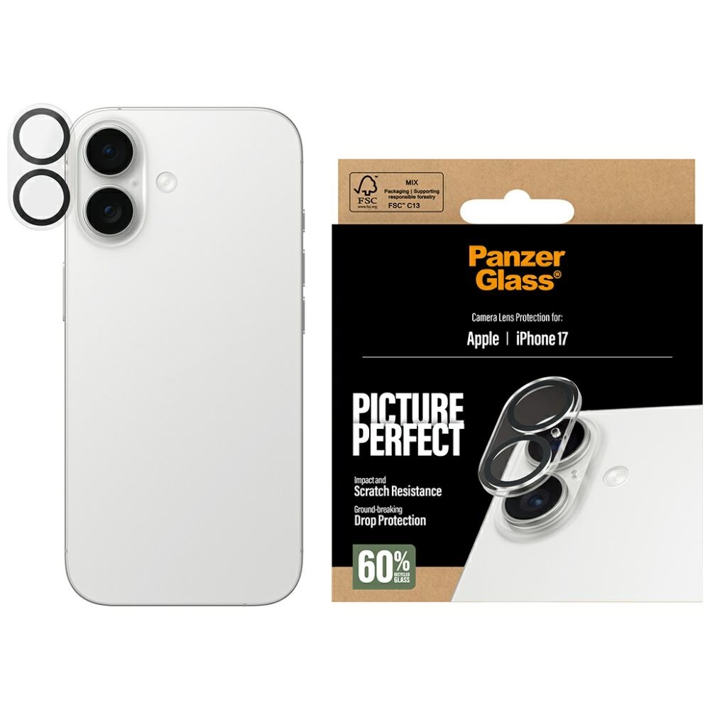 PanzerGlass PicturePerfect Tempered Glass Lens Aizsargstikls skirtas iPhone 17