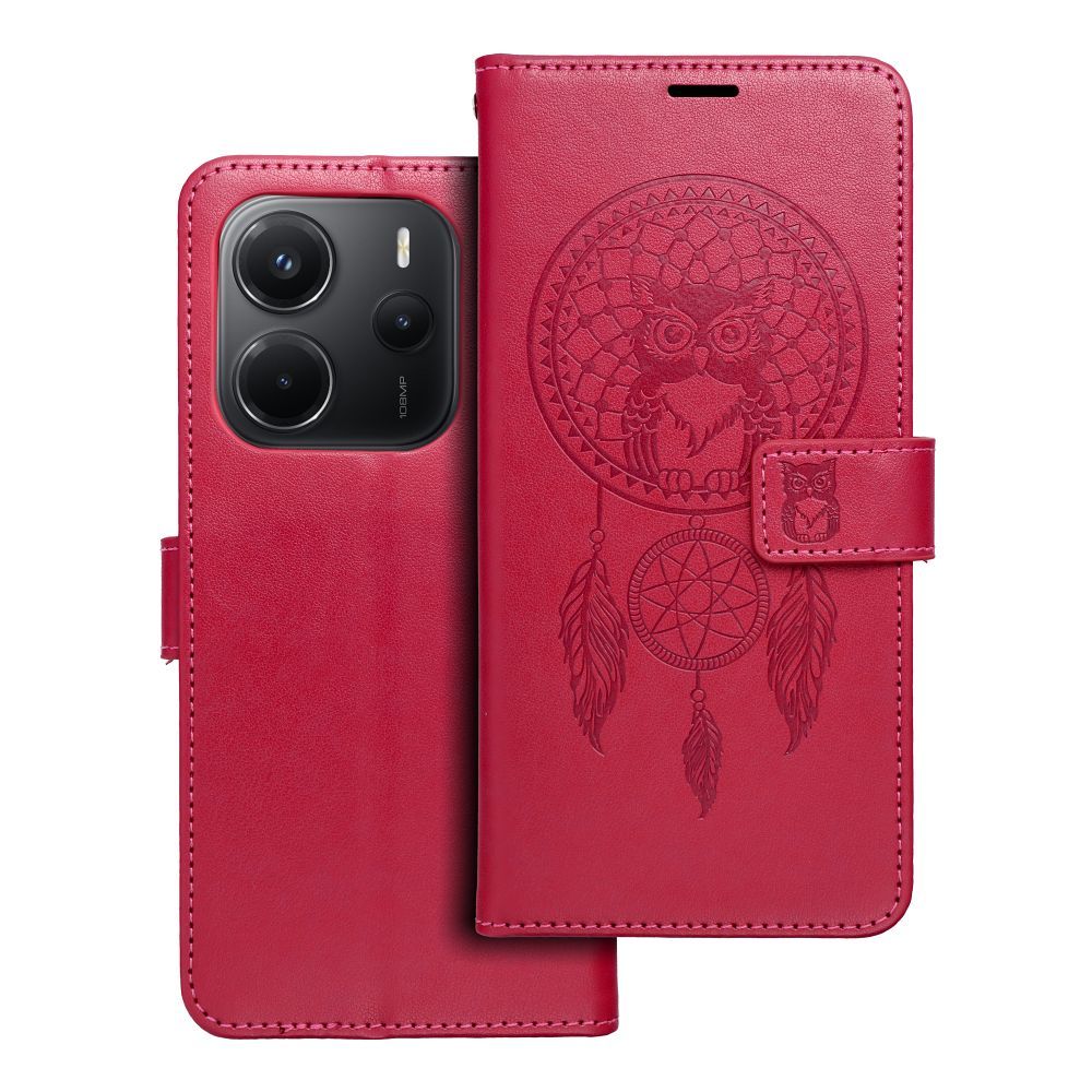 MEZZO grāmatas apvalks XIAOMI Redmi Note 14 5G sapņu ķērājs violeta