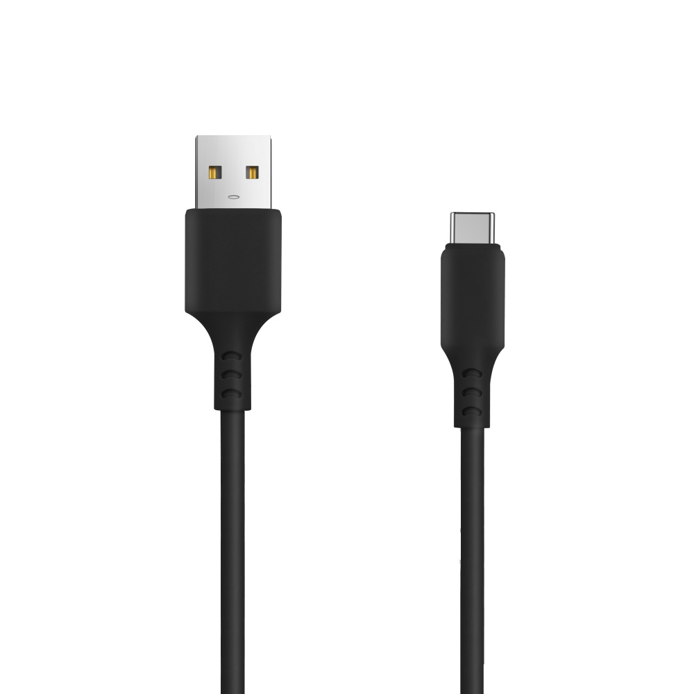 Setty kabelis USB - USB-C 3,0 m 2A melns JAUNS