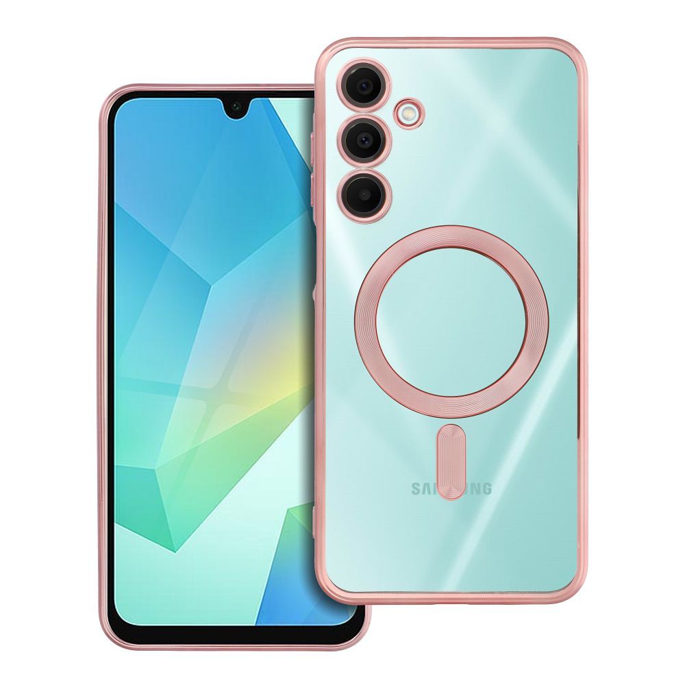 Viedtālruņa apvalks ELECTRO MAG COVER, ar MagSafe saderīgs, der SAMSUNG A16 5G / A16 4G, rozā zelta krāsa