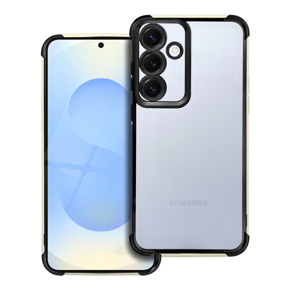 Viedtālruņa apvalks ANTISHOCK ELECTRO paredzēts SAMSUNG S25 Plus, melns