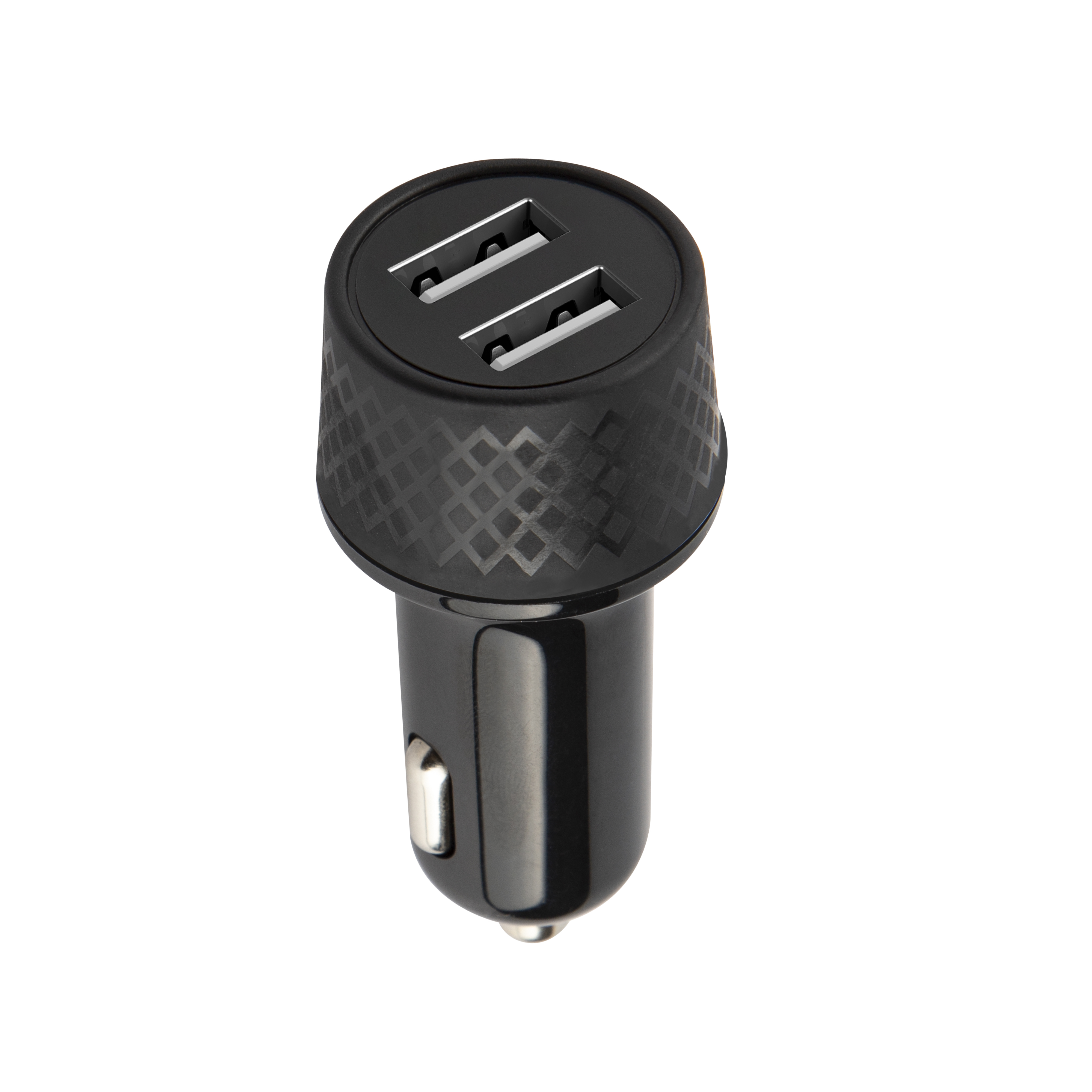 Forever automašīnas lādētājs 1xUSB 2,4A + 1xUSB QC 3.0 LA-03 melns