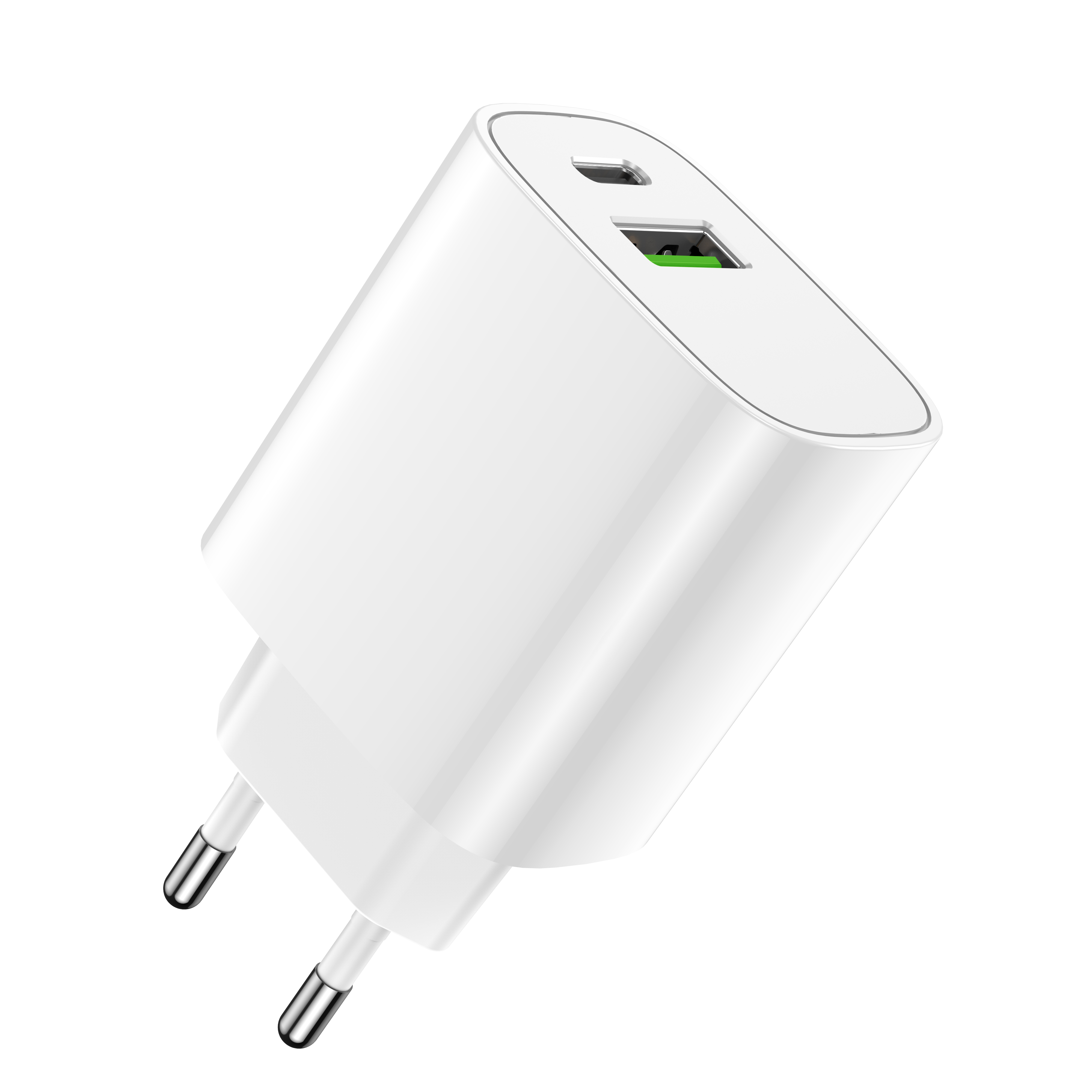 Forever сетевое зарядное устройство 1xUSB QC 3.0 + 1xUSB-C PD 20W LS-04 белый