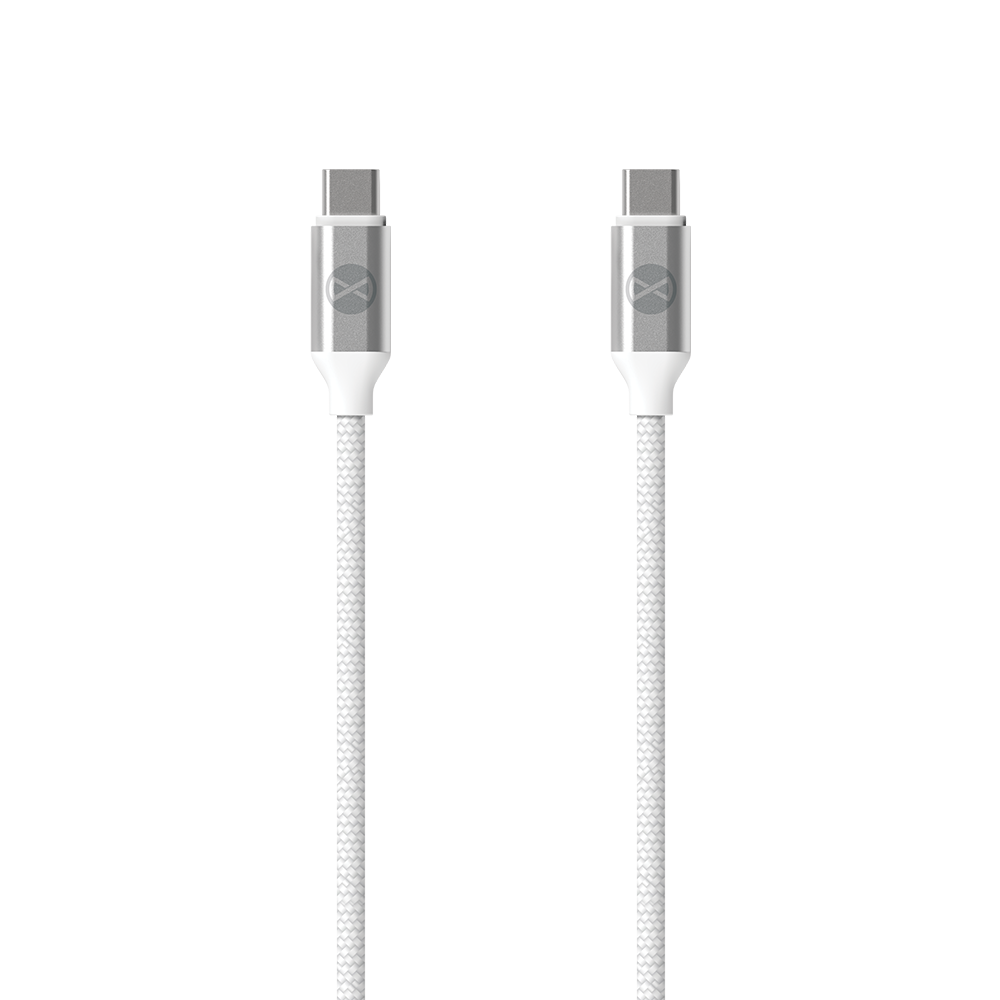 Forever kabelis USB-C - USB-C 1,2 m 3A 20W WHP12320 balts