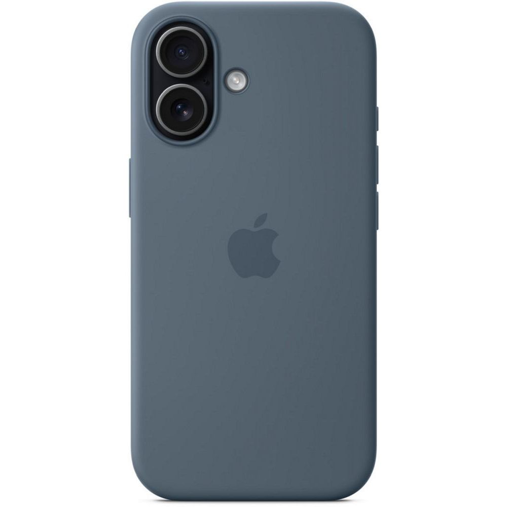 iPhone 17 silikona viedtālruņa apvalks ar MagSafe - enkura zila