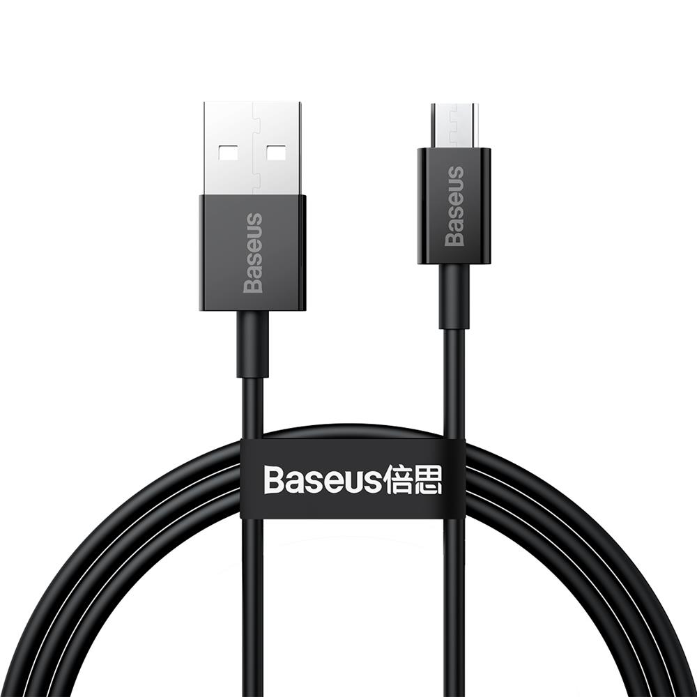 Baseus kabelis Superior USB - microUSB 1,0 m 2,0A melns