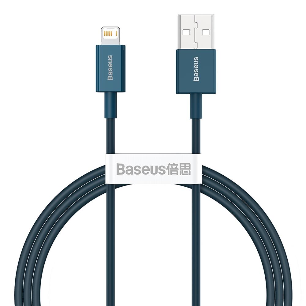 Baseus kabelis Superior USB - Lightning 1,0 m 2,4A zils