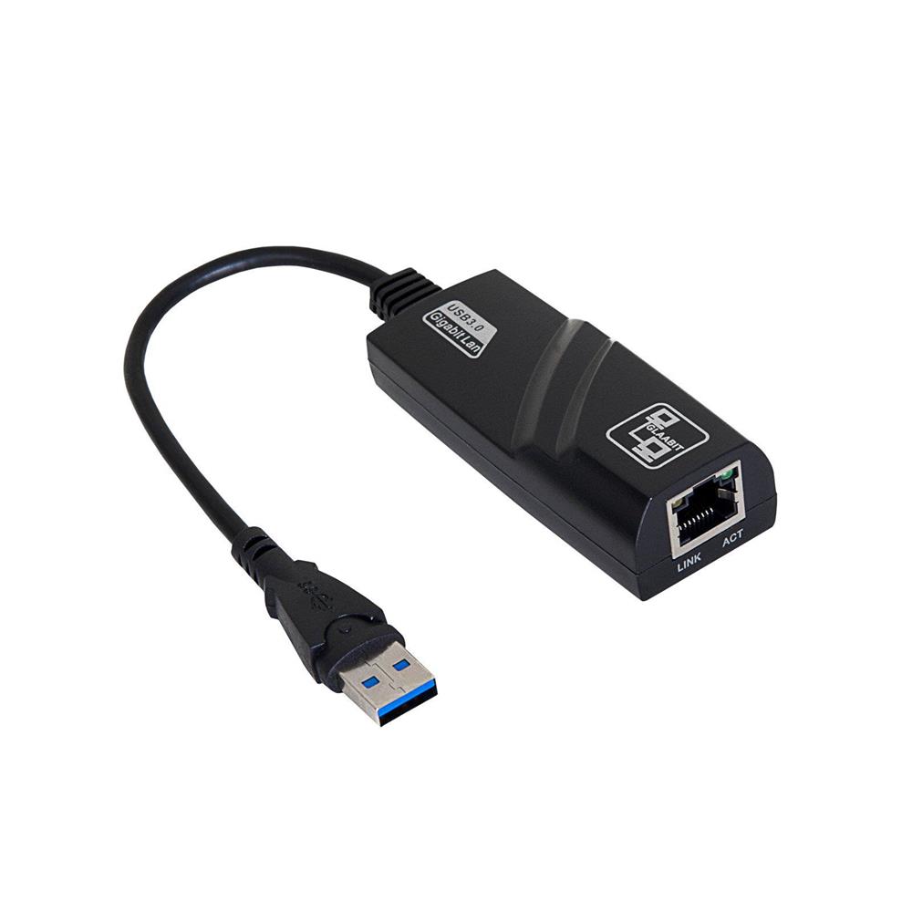 Akyga adapteris (m) ar kabeli AK-AD-31 tīkla karte USB A (m) / RJ45 (f) 10/100/1000 ver. 3.0 15 cm