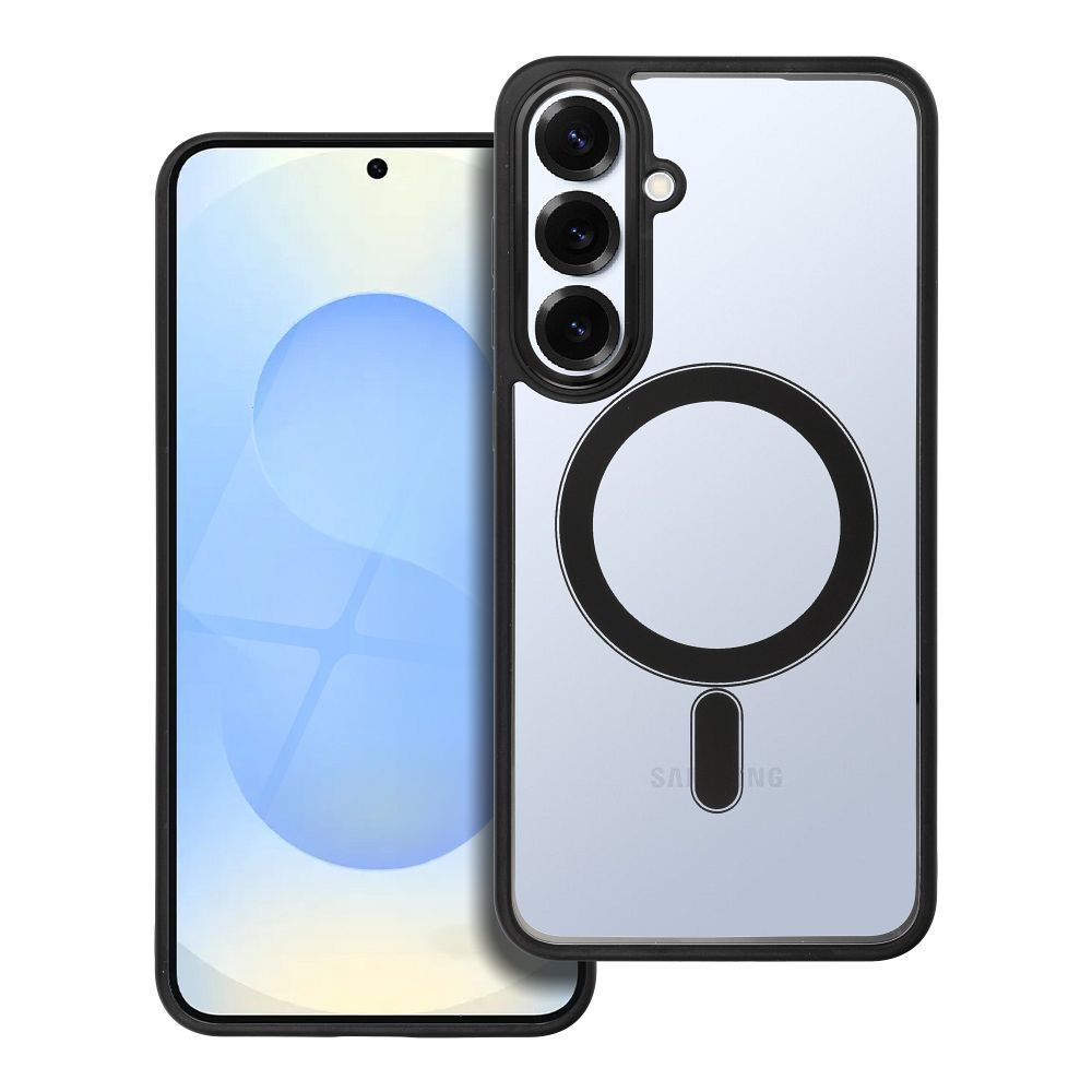 Viedtālruņa apvalks COLOR EDGE MAG COVER priekš SAMSUNG S25 PLUS melns