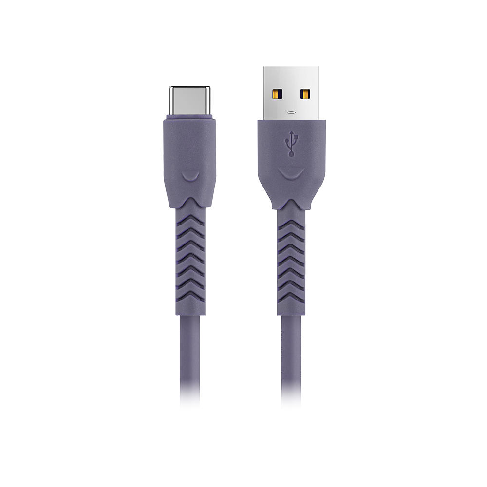 Maxlife MXUC-04 kabelis USB - USB-C 1,0 m 3A violets