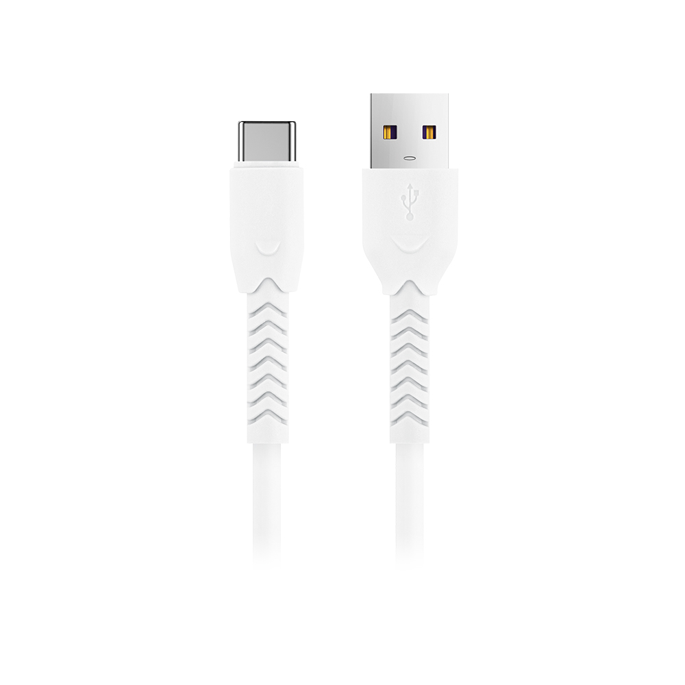 Maxlife MXUC-04 kabelis USB - USB-C 1,0 m 3A balts