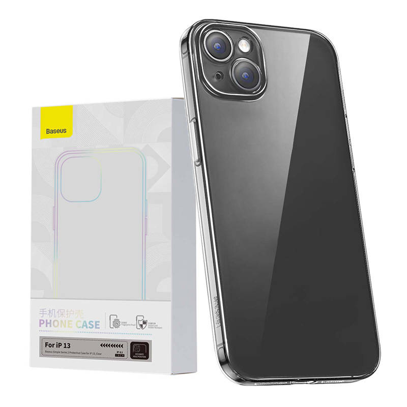 Caurspīdīgs apvalks Baseus Simple iPhone 13