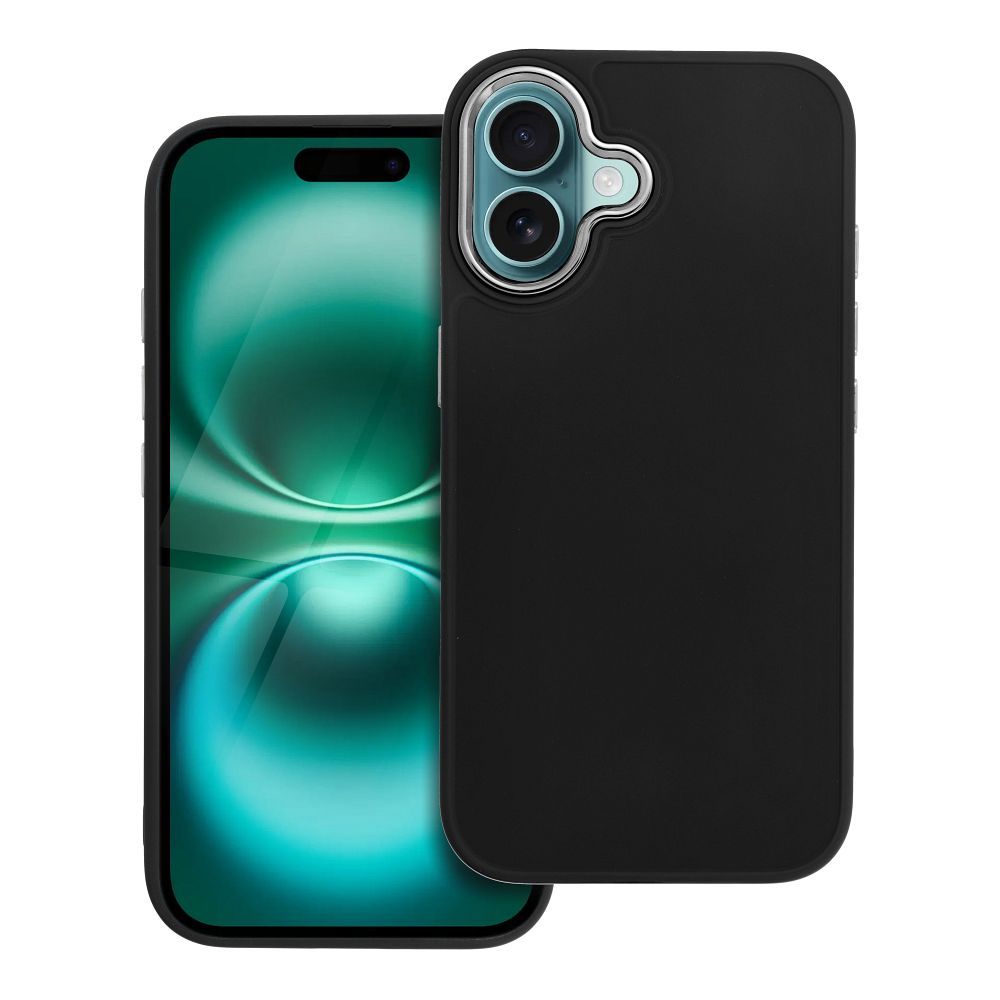 FRAME viedtālruņa apvalks IPHONE 16 melns