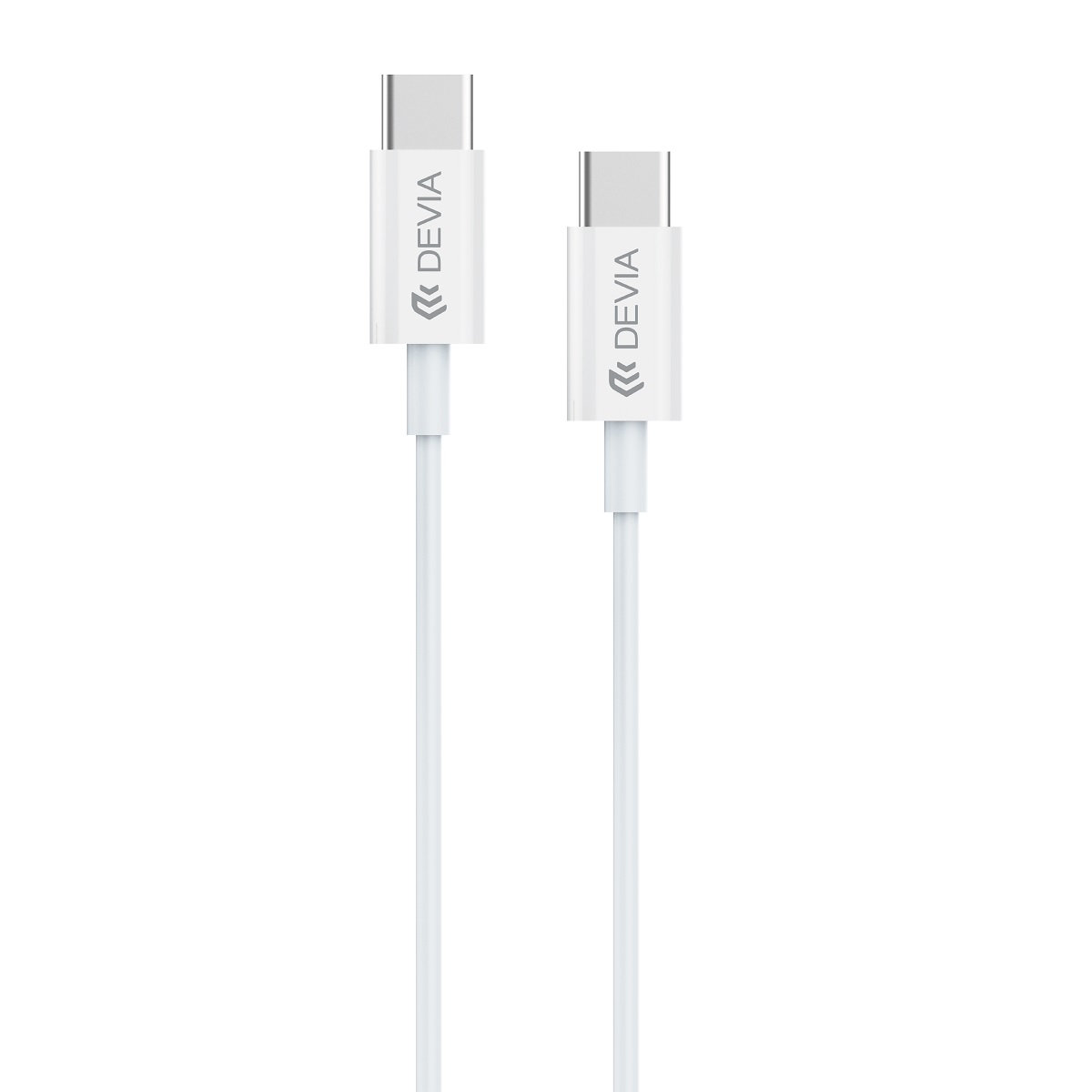 Devia kabelis Smart EC042 PD USB-C - USB-C 60W 3A balts