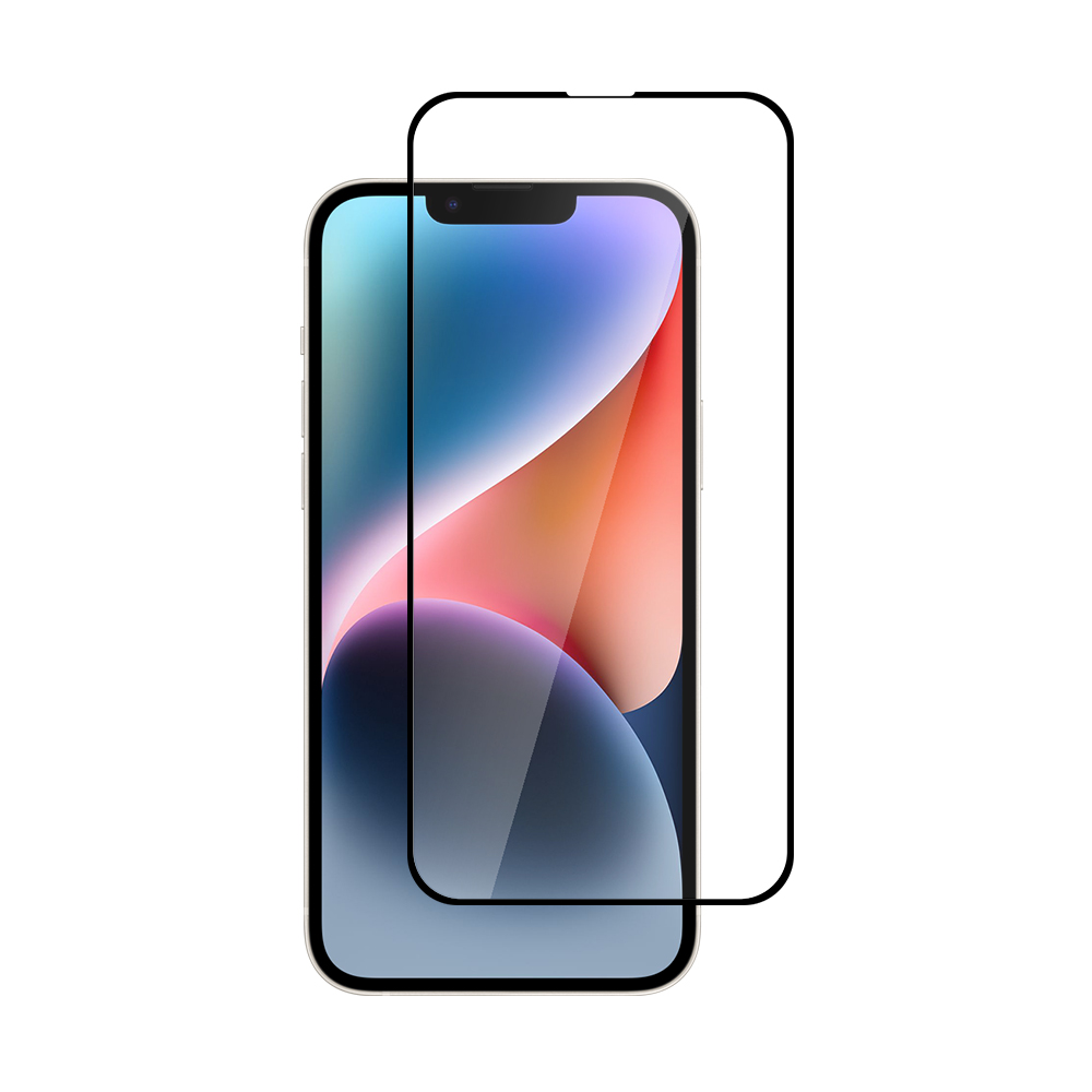 Vmax rūdītais stikls 9D Glass paredzēts iPhone 14 6,1"