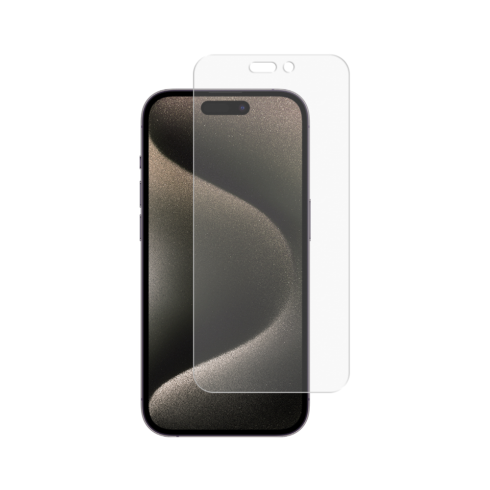 Vmax rūdītais stikls 0,33mm caurspīdīgs stikls iPhone 16 Plus 6,7" matēts