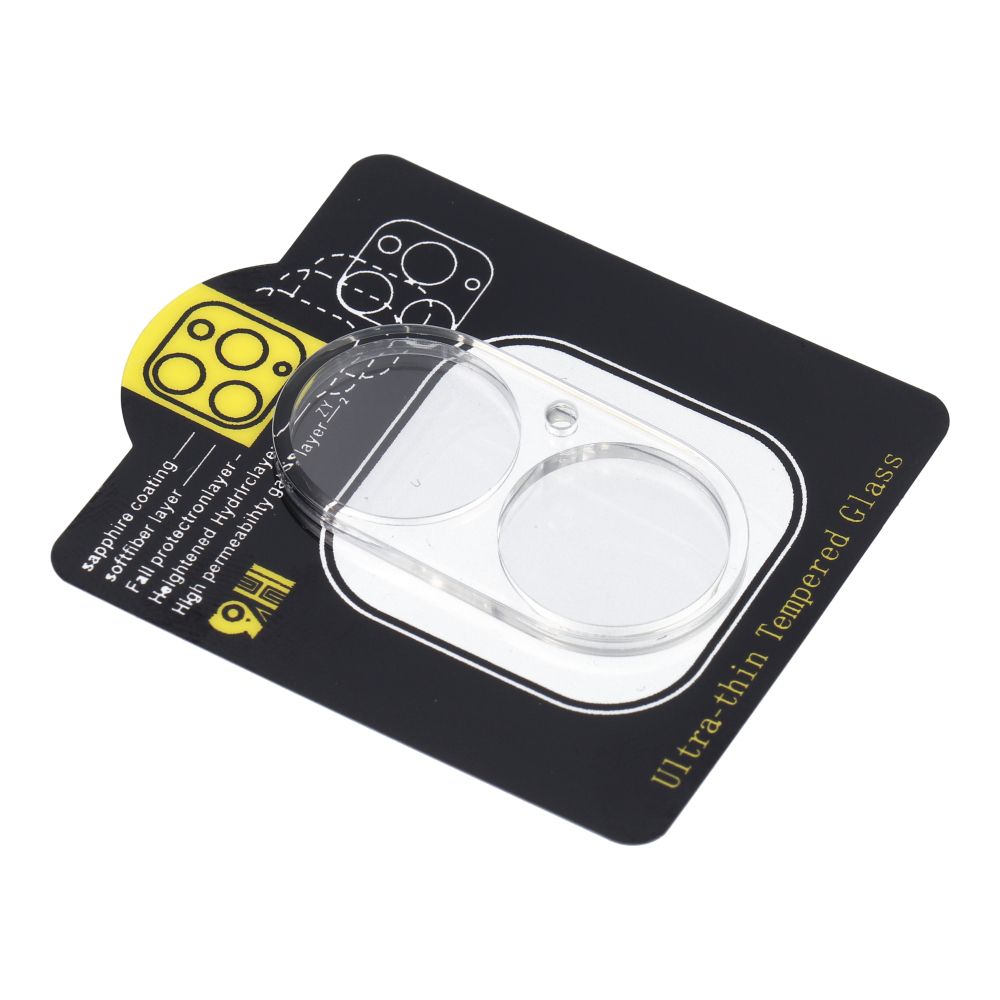 5D pilnas līmes kameras aizsargstikls - iPhone 16 Plus caurspīdīgs