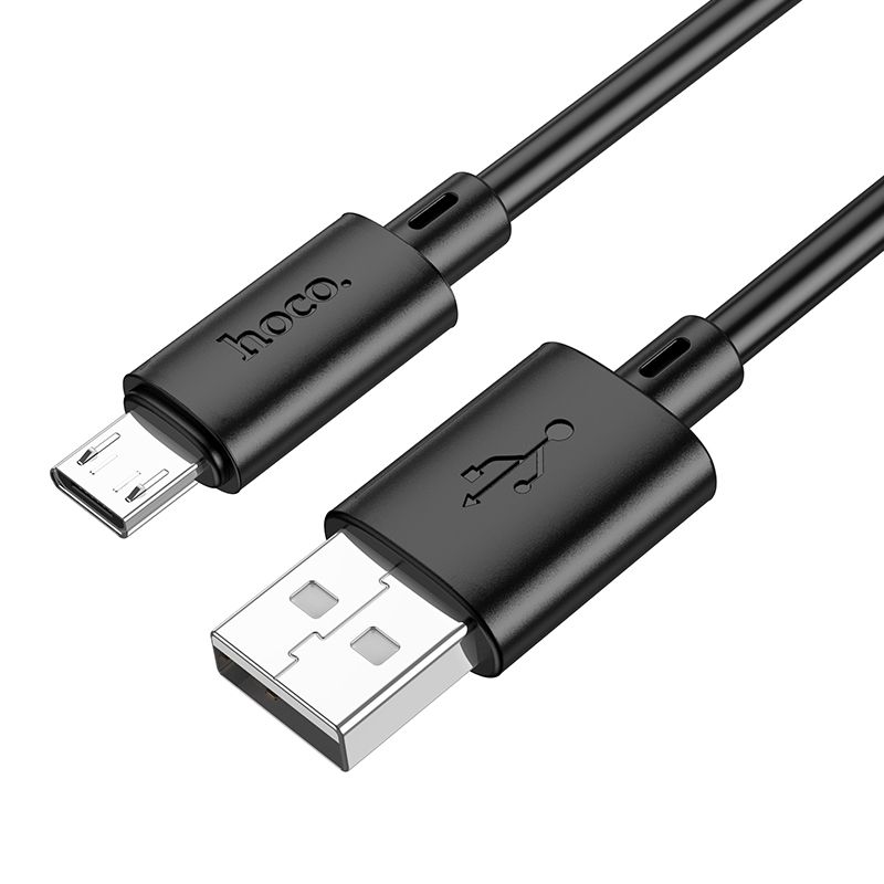 Kabelis USB A uz Micro USB Hoco 2,4A 2 m X88 melns