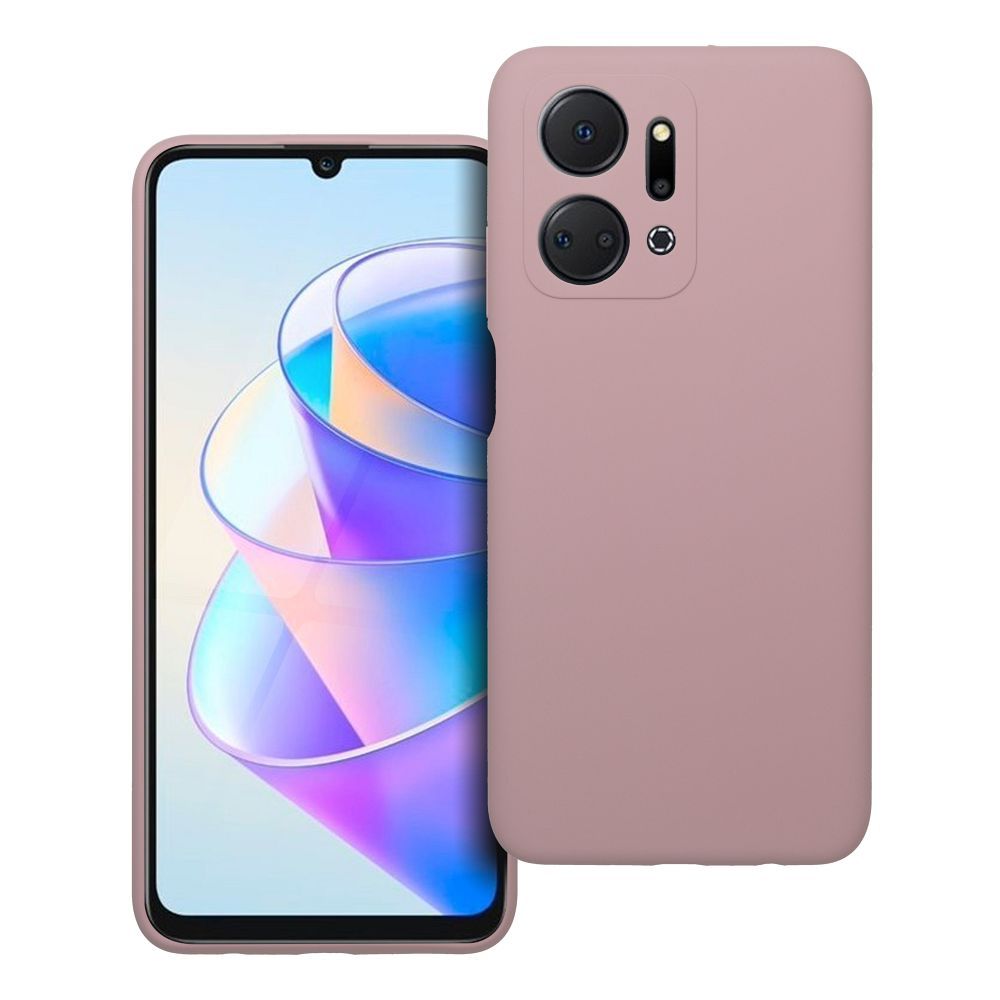 Silikona viedtālruņa apvalks 2mm HONOR X7A smilšu rozā
