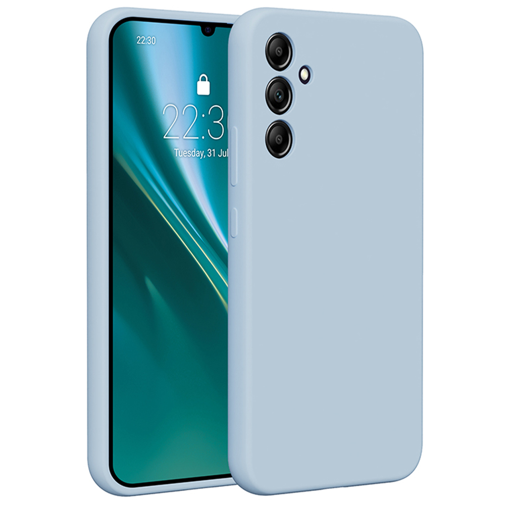 Etteri silikona viedtālruņa apvalks Samsung Galaxy A34 5G gaiši zils