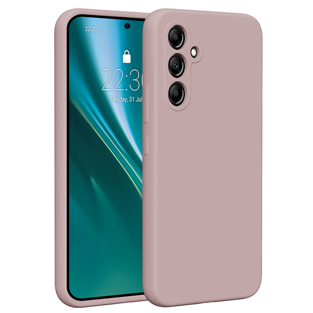 Etteri silikona viedtālruņa apvalks Samsung Galaxy A54 5G gaiši rozā