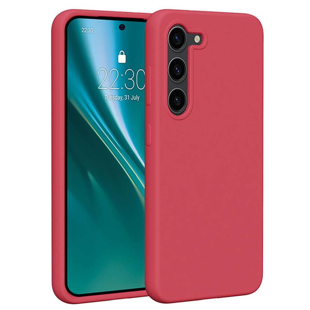 Etteri silikona viedtālruņa apvalks Samsung Galaxy S23 - sarkans