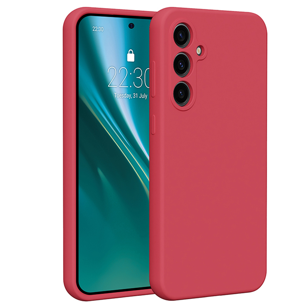 Etteri silikona viedtālruņa apvalks Samsung Galaxy S23 FE - sarkans