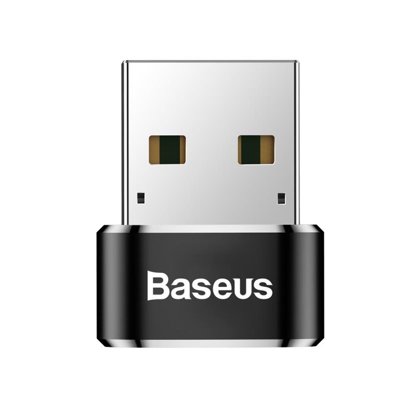 Baseus OTG adapteris mini USB-C – USB konvertētājs melns