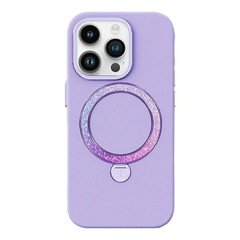 Joyroom PN-15L2 Dejojošais aplis apvalks iPhone 15 Pro (violeta)