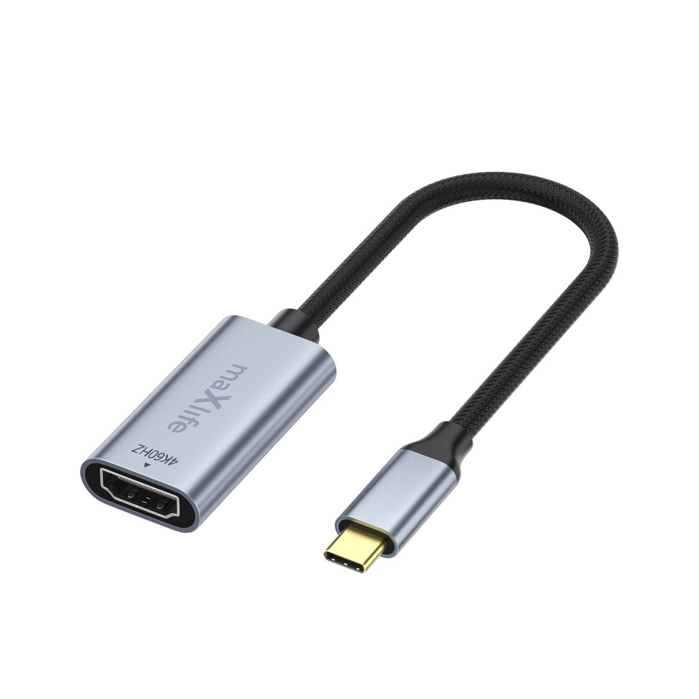 Maxlife adapteris MXHC-01 HDMI - USB-C 4K 60HZ melns