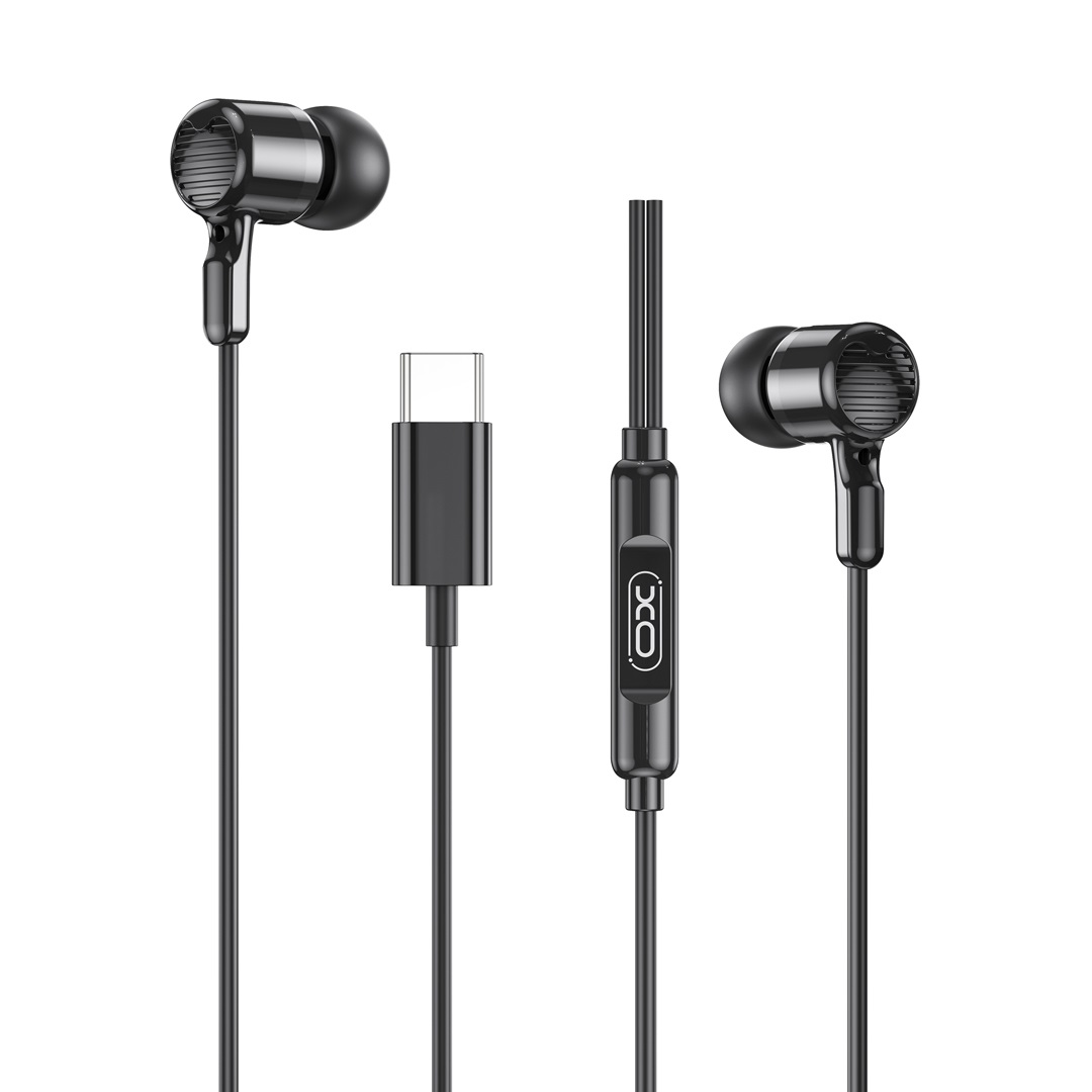 XO vadu austiņas EP81 USB-C melnas