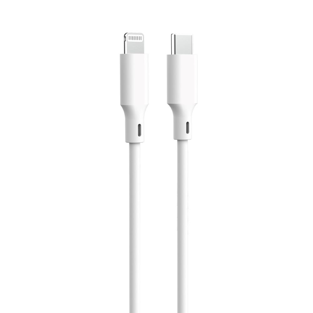 Forever pārstrādājams kabelis USB-C - Lightning 1,5m 3A KR12-CL-00 balts
