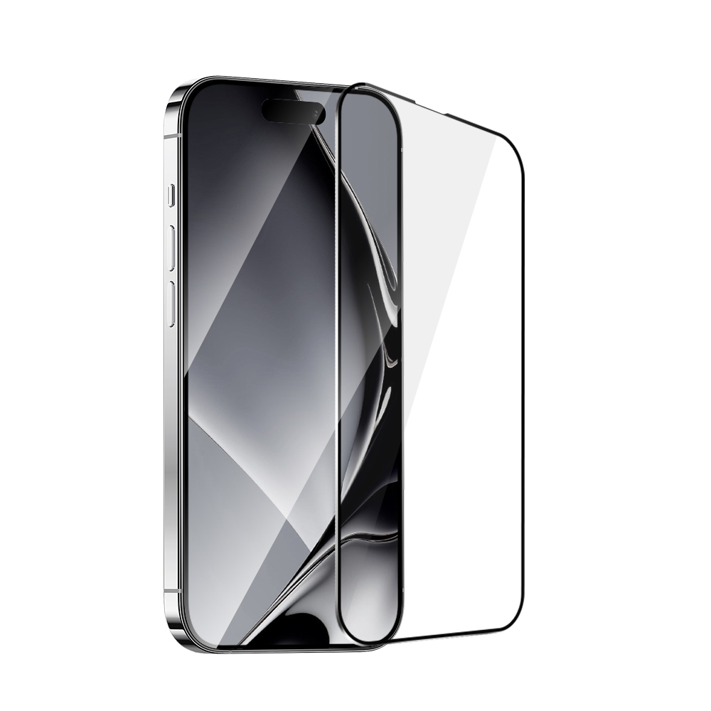 Aizsargstikls ar metāla rāmi Samsung Galaxy A06 4G / 5G melns rāmis