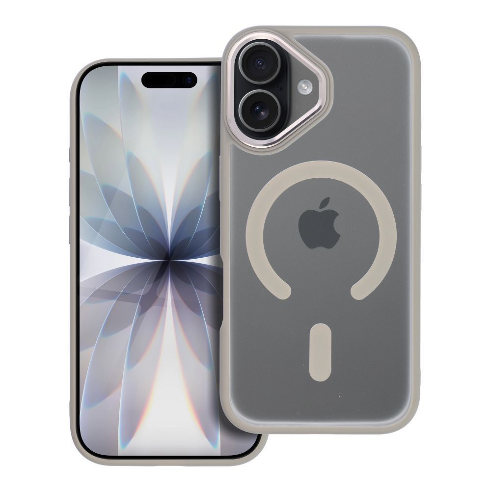 MATTE MAG COVER viedtālruņa apvalks, savietojams ar MagSafe, paredzēts IPHONE 17, titāna