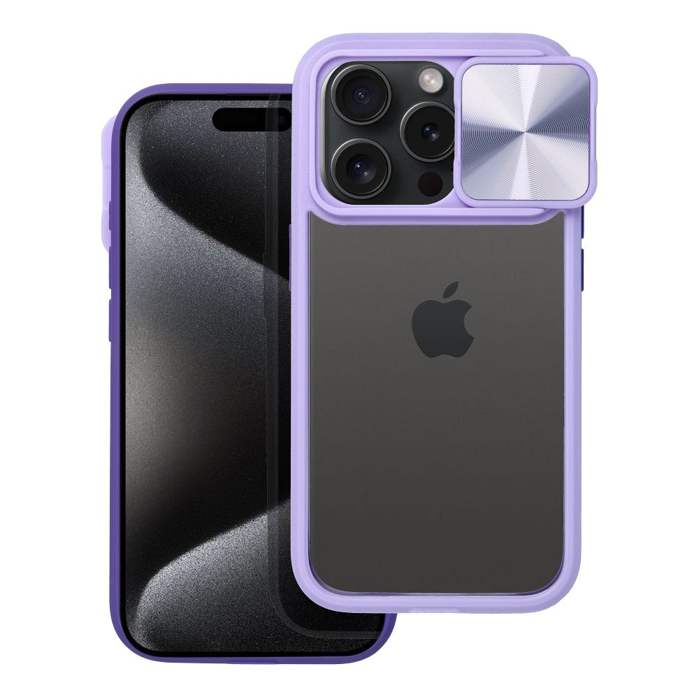 Viedtālruņa apvalks SLIDER IPHONE 14 Pro Max violets