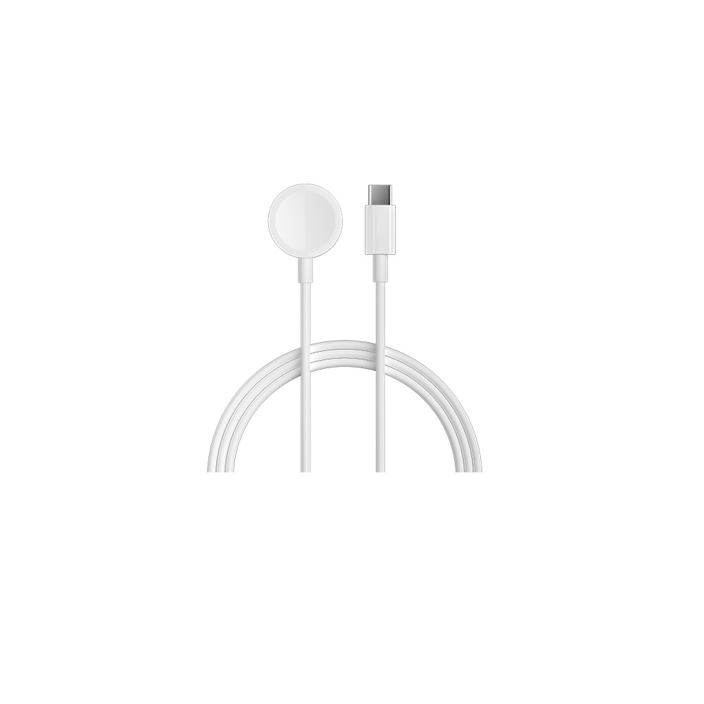 Devia indukcijas magnētiskais lādētājs Kintone USB-C 1,0 m balts Apple Watch