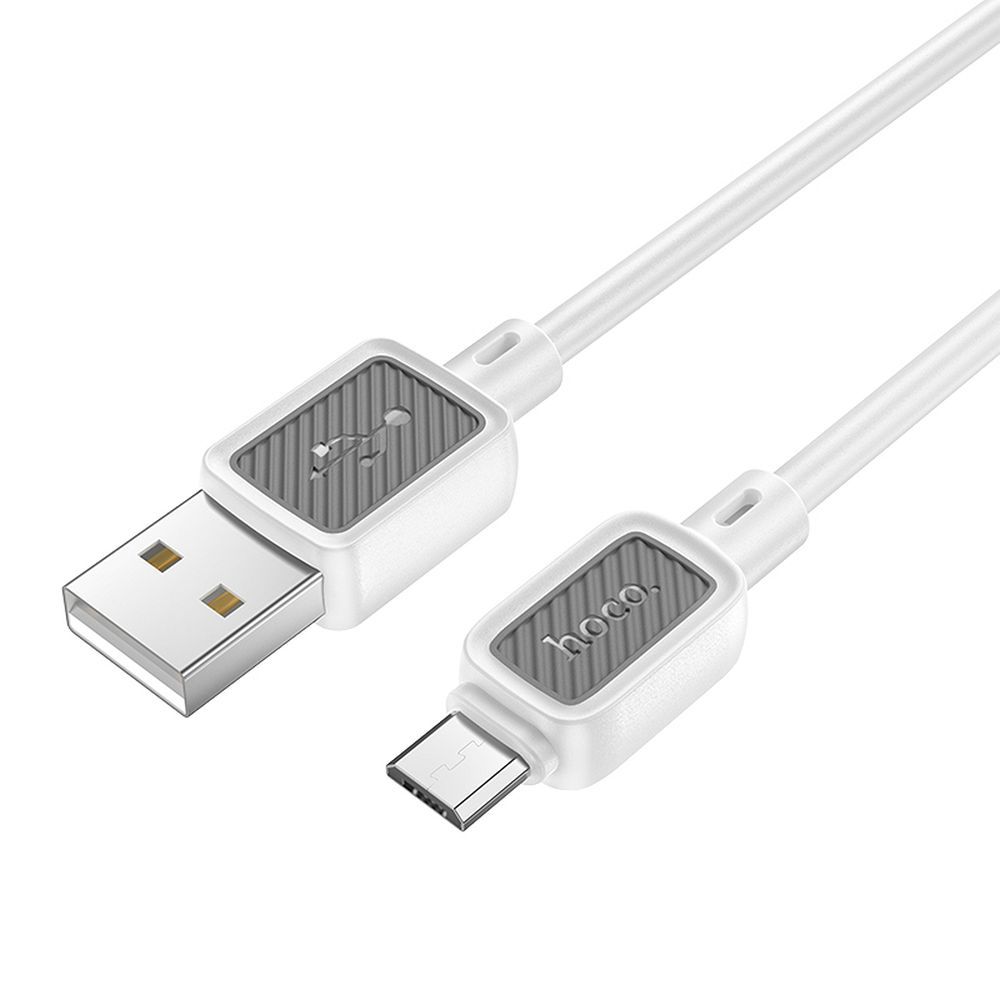 Kabelis USB A uz Micro USB Hoco 2,4A 1 m X108 balts