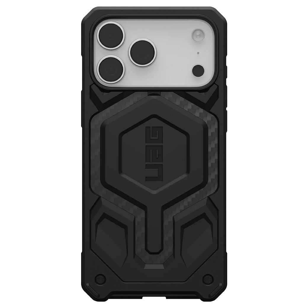 UAG Urban Armor Gear viedtālruņa apvalks MONARCH PRO saderīgs ar MagSafe iPhone 17 Pro Max oglekļa šķiedra